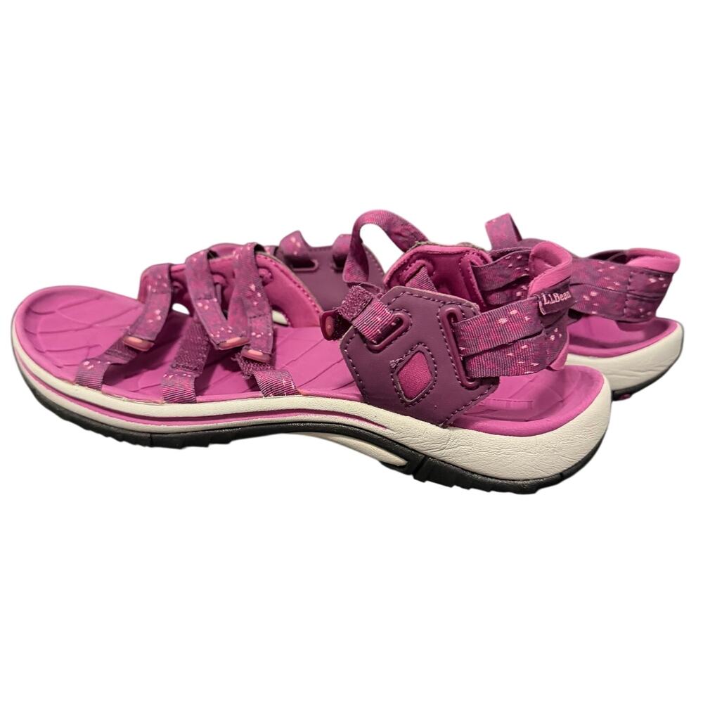 LL bean sandals women’s sz 9 purple lightweight supportive summer activewear
